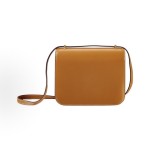 HERMES Constance 19 Gold buckle crossbody single-shoulder bag 19 Women\'s Edition 21 Nature L-Sable Light Tea color